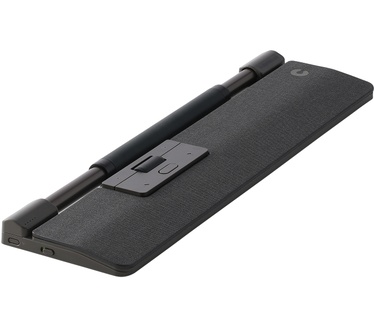 Contour Design RollerMouse Pro draadloos met Slim polssteun in stof Donkergrijs