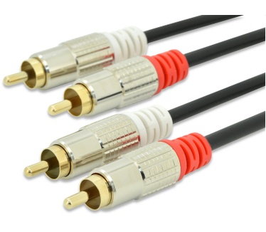 Ednet 2.5m RCA x 2 m/m