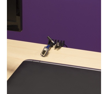 Ewent Desktop cable rack 2 x Zwart