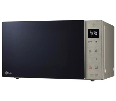 LG NeoChef MH6535NBS - microwave oven with grill - freestanding - black/steel silver