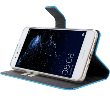 Mobiparts Premium Wallet TPU Case Huawei P10 Lite Light Blue