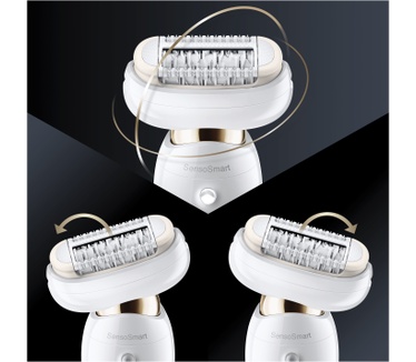 Braun Silk-épil 9 Flex 9-020 - Epilator Voor Vrouwen Met Flexibele Kop Voor Ontharen, Wit/Goud