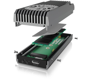 Icy Box External Type-C enclosure for M.2