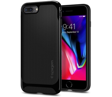 Spigen Apple iPhone 8 Plus Hoesje Neo Hybrid Herringbone  Zwart