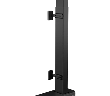 Vogel's Vogels Rise 2005 bodem-wandoplossing met gemotoriseerde display-lift - zwart