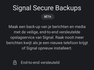Signal back-up via cloud