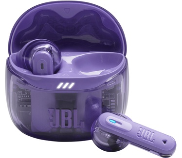 JBL Tune Flex 2 (Paars, Transparant)