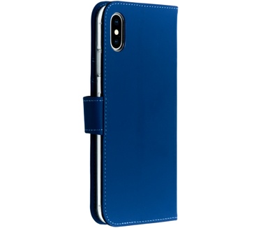 Accezz Wallet Softcase Bookcase iPhone Xs Max (iPhone Xs Max) Blauw