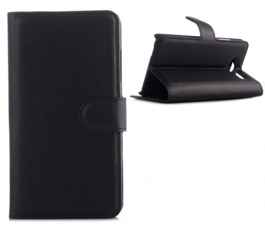 Kees Lederlook Portemonnee Hoesje ZTE Blade L3 - Zwart