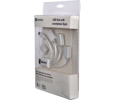 Sandberg USB Hub with SmartPhone Sync