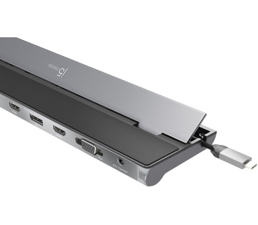 j5create JCD543P-EN USB-C® Triple Display Docking Station met 100W PD Adapter - EU