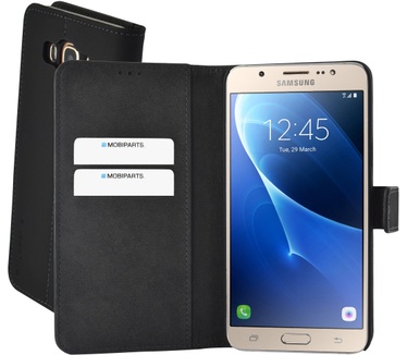Mobiparts Premium Wallet Case Samsung Galaxy J7 (2016) Black