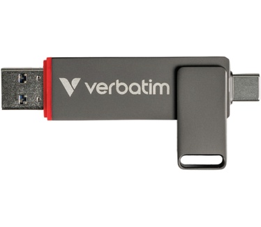 Verbatim Dual QuickStick 1TB Grijs