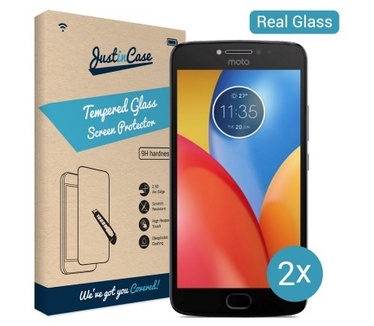 Just in Case Tempered Glass Motorola Moto E4 Plus - 2 pack