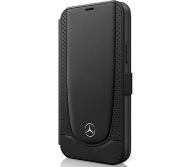 Mercedes-Benz Urban Line Book Case iPhone 12/12 Pro (6.1") Zwart  Zwart