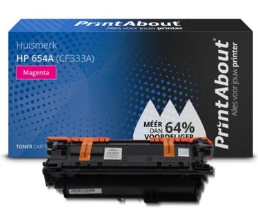 PrintAbout Huismerk HP 654A (CF333A) Toner Magenta