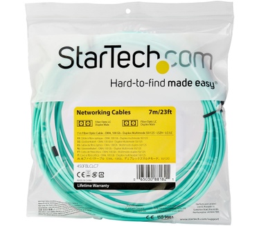 Startech.com 7 m OM4 LC naar LC Multimode Duplex optische glasvezel netwerkkabel Blauw