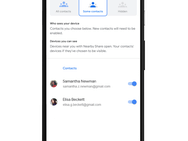 Nearby Share-settings