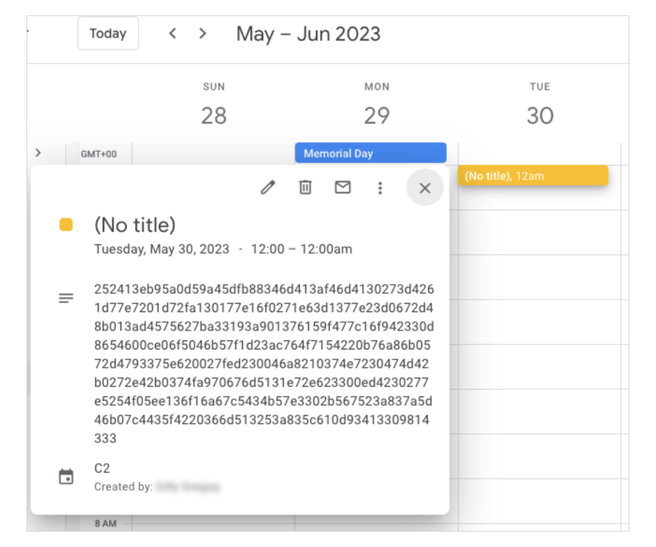 Google Calendar Malware APT41