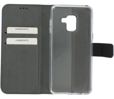 Mobiparts Premium Wallet TPU Case Samsung Galaxy A8 (2018) Black