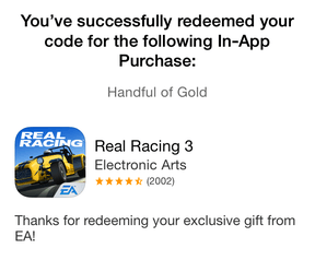 Promotiecodes Real Racing 3