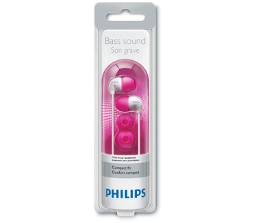 Philips SHE3501 (Roze, Wit)