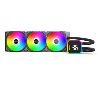 Montech HyperFlow Digital 360 Zwart