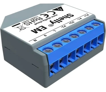 Shelly EM energiebesparing 2-kanaals