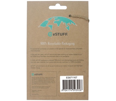 eStuff ES671167 (iPhone 12/12 Pro) Zwart