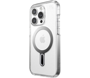 Speck Presidio Clear + ClickLock Apple iPhone 15 Pro Clear - with Microban