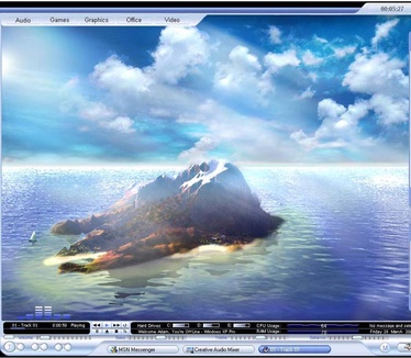 DesktopX voorbeeld