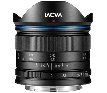 Laowa 7.5mm F/2.0 MFT C-Dreamer Standard (Zwart)
