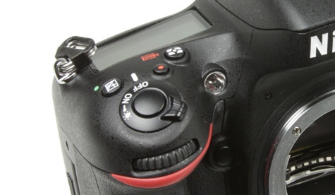 Nikon D600 body sluiterknopgedeelte