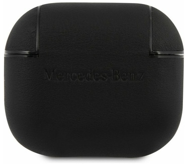 Mercedes-Benz Leather Case voor Apple Airpods 3 - Zwart