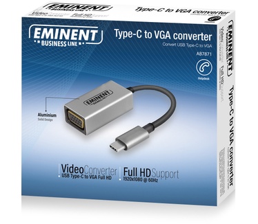 Eminent AB7871 USB Type-C to VGA converter