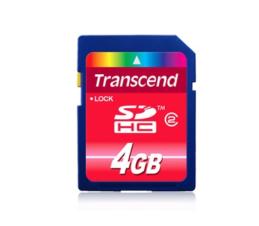 Transcend MEM :SDHC Card 4GB Class 6