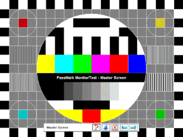 PassMark MonitorTest screenshot (481 pix)
