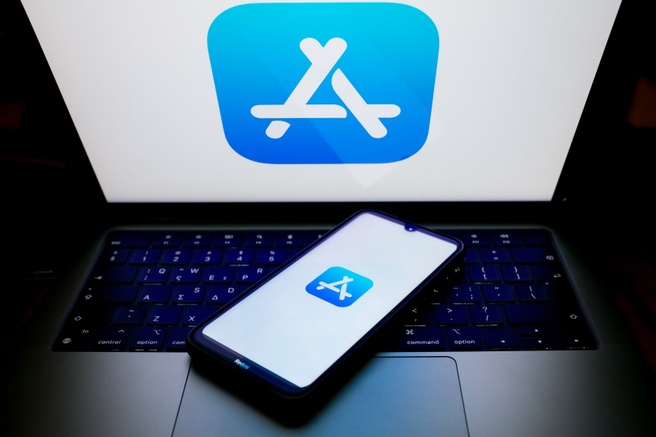 App Store. Bron: Nurphoto/Getty Images