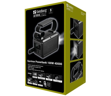 Sandberg Survivor Powerbank 100W 40000