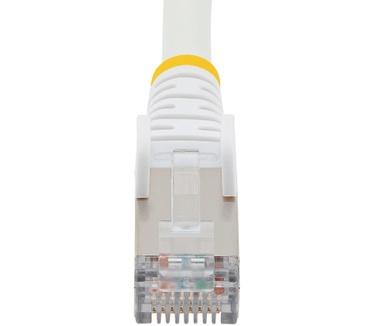 Startech.com 5m CAT6a Ethernet Kabel, Wit, Low Smoke Zero Halogen (LSZH), 10GbE 500MHz 100W PoE++ Snagless RJ-45 S/FTP Netwerk Patch Kabel met Trekontlasting, Fluke Tested/ETL