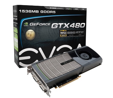 EVGA GeForce GTX 480 SuperClocked