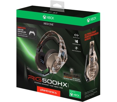 Plantronics RIG 500HX Xbox One headset met camouflageprint