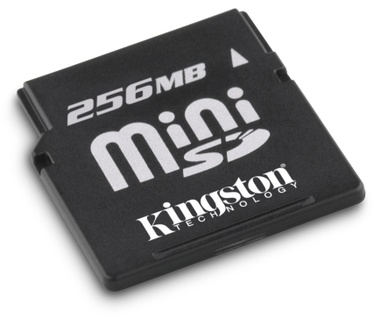 Kingston 256MB miniSD Card