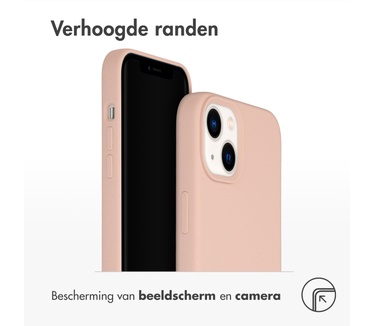 Accezz Liquid Silicone Backcover iPhone 14 Plus - Roze