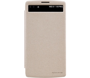 Nillkin New Sparkle S-View BookCase voor LG V10 - Goud