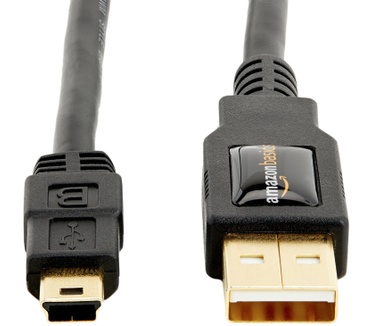AmazonBasics USB 2.0 A/USB Mini-B, 1.8m