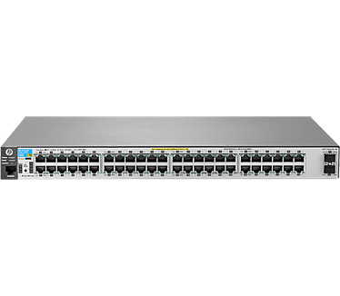 HP 2530-48G-PoE+-2SFP+ L2 Switch (48x 1000Base-T en 2 x 10GBase SFP+, 382W)