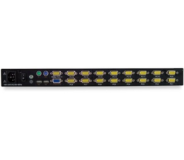 Startech.com 16-Port Rackmount KVM Console with 17” Display