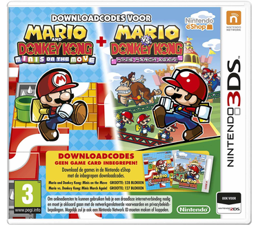 Mario & Donkey Kong: Minis on the Move & The Minis March Again, 3DS, Nintendo 3DS (XL)