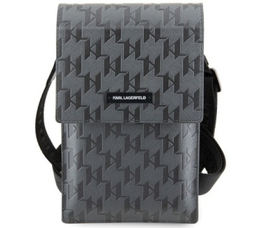 Karl Lagerfeld Saffiano Heuptas (Scherm tot 7 Inch) - Grijs Grijs